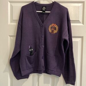 Like NEW Her Universe Studio Ghibli Kiki’s Delivery Service XL Purple Cardigan